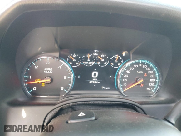 2019 Chevrolet Tahoe Premier with VIN 1GNSKCKJ4KR406220, listed as a Copart auction lot 50491344 with 37,254 mi miles and Salvage title. Bid and sale history available at DreamBid. Image 9.