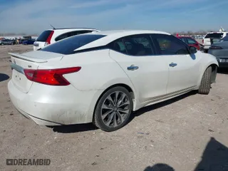 2016 Nissan Maxima 3.5 Platinum with VIN 1N4AA6AP5GC389779, listed as a IAAI auction lot 41599027 with 160,129 mi miles. Bid and sale history available at carsss.com. Image 4.