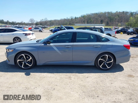 2022 Honda Accord Sedan Sport SE with VIN 1HGCV1F41NA033980, listed as a IAAI auction lot 41879036 with 54,472 mi miles. Bid and sale history available at carsss.com. Image 14.