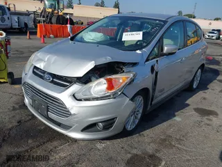 2013 Ford C-Max Energi SEL with VIN 1FADP5CU6DL515510, listed as a IAAI auction lot 41180709 with 166,508 mi miles. Bid and sale history available at carsss.com. Image 2.