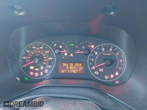 2019 Ram ProMaster City Cargo Tradesman z VIN ZFBHRFAB1K6N97741, wystawiony jako IAAI lot #41172462 z przebiegiem 151 903 mil mil oraz . Historia ofert i sprzedaży dostępna na DreamBid. Obrazek 7.