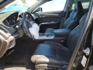 2018 Acura TLX Advance with VIN 19UUB3F70JA001115, listed as a Copart auction lot 46698185 with 71,444 mi miles and Salvage title. Bid and sale history available at DreamBid. Image 7.