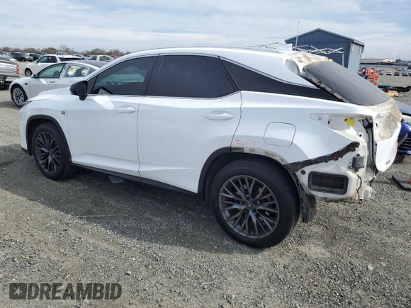 2021 Lexus RX with VIN 2T2YZMDA1MC259400, listed as a Copart auction lot 44816255 with 90,890 mi miles and Salvage Title. Bid and sale history available at carsss.com. Image 2.