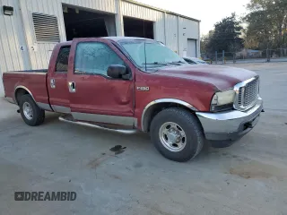 2001 Ford Super Duty F-250 XL with VIN 1FTNW20L21EB21224, listed as a Copart auction lot 81508664 with 167,027 mi miles and Salvage Title. Bid and sale history available at carsss.com. Image 4.