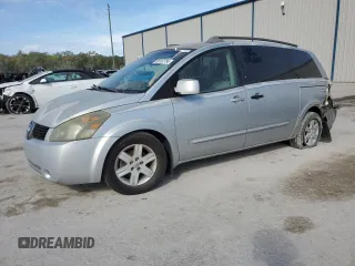 2004 Nissan Quest SE with VIN 5N1BV28U44N369591, listed as a Copart auction lot 86187734 with 250,755 mi miles and Salvage Title. Bid and sale history available at carsss.com. Image 1.