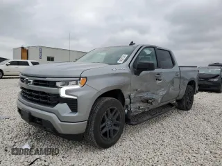 2024 Chevrolet Silverado 1500 RST with VIN 2GCPADED3R1250655, listed as a Copart auction lot 44391345 with 12,279 mi miles and Salvage Title. Bid and sale history available at carsss.com. Image 1.