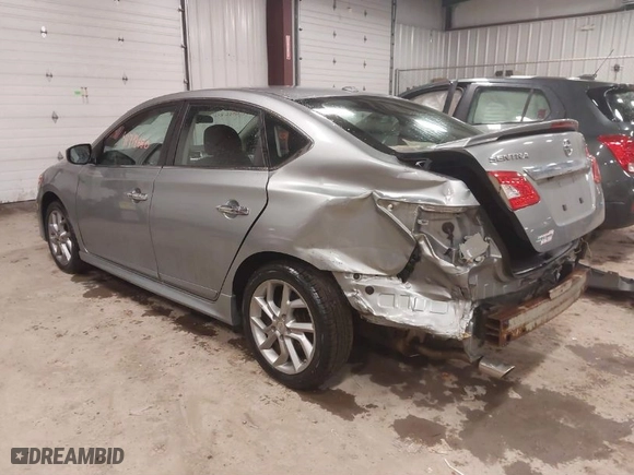 2013 Nissan Sentra SR with VIN 3N1AB7AP4DL615133, listed as a IAAI auction lot 41714680 with 79,624 mi miles. Bid and sale history available at carsss.com. Image 3.