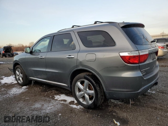 2011 Dodge Durango Citadel with VIN 1D4RE5GG7BC599329, listed as a Copart auction lot 83590254 with 175,666 mi miles and Salvage Title. Bid and sale history available at carsss.com. Image 2.