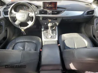 2012 Audi A6 3.0T Premium Plus with VIN WAUBGAFC3CN007279, listed as a Copart auction lot 50125415 with 126,408 mi miles and Salvage Title. Bid and sale history available at carsss.com. Image 8.