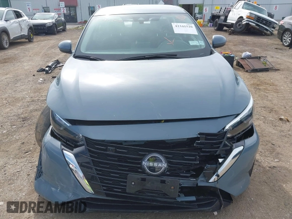 2024 Nissan Sentra SV with VIN 3N1AB8CV1RY258697, listed as a IAAI auction lot 42341520 with 17,697 mi miles and . Bid and sale history available at DreamBid. Image 12.