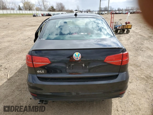 2016 Volkswagen Jetta Sedan 2.0T GLI SE with VIN 3VW5T7AJXGM415635, listed as a Copart auction lot 51809445 with 92,151 mi miles and Clean Title. Bid and sale history available at carsss.com. Image 6.