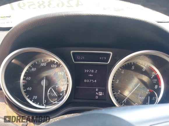 2012 Mercedes-Benz M 350 with VIN 4JGDA5HB0CA002486, listed as a IAAI auction lot 42638591 with 80,754 mi miles and . Bid and sale history available at DreamBid. Image 7.