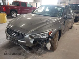 2015 Infiniti Q50 Premium with VIN JN1BV7AR6FM398836, listed as a IAAI auction lot 41836719 with 57,804 mi miles. Bid and sale history available at carsss.com. Image 6.