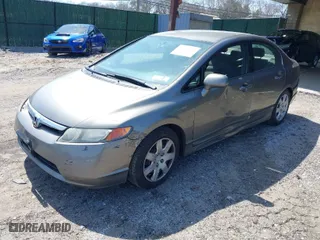 2006 Honda Civic Sdn LX with VIN JHMFA16586S002123, listed as a IAAI auction lot 41918522 with 108,546 mi miles. Bid and sale history available at carsss.com. Image 2.