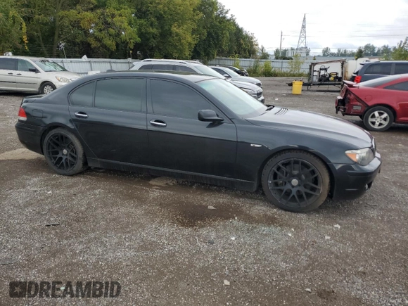 2008 BMW 7 Series 750Li with VIN WBAHN83508DT77682, listed as a Copart auction lot 72649744 with 176,832 mi miles and Clean Title. Bid and sale history available at DreamBid. Image 4.