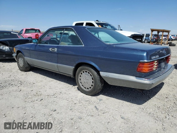 1984 Mercedes-Benz 500 z VIN WDBCA44A6EA018569, wystawiony jako Copart lot #54617005 z przebiegiem 96 009 mil mil oraz Czysty tytuł • Clean title. Historia ofert i sprzedaży dostępna na DreamBid. Obrazek 2.