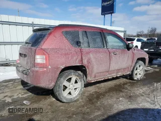 2007 Jeep Compass Sport with VIN 1J8FF47WX7D140756, listed as a Copart auction lot 46310845 with 165,628 mi miles and Salvage Title. Bid and sale history available at carsss.com. Image 3.