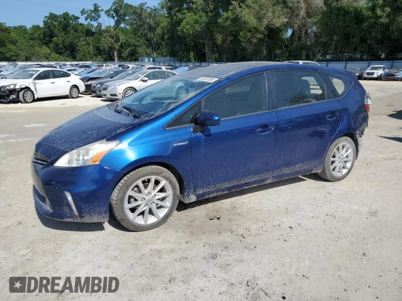 2012 Toyota Prius Two with VIN JTDZN3EU4C3132722, listed as a Copart auction lot 55067085 with 134,276 mi miles and Salvage Title. Bid and sale history available at DreamBid. Image 1.