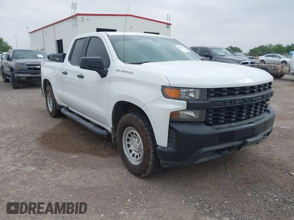 2020 Chevrolet Silverado 1500 Work Truck with VIN 1GCRYAEF5LZ167912, listed as a IAAI auction lot 42109246 with 156,588 mi miles and . Bid and sale history available at DreamBid. Image 1.