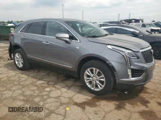 2021 Cadillac XT5 AWD Luxury with VIN 1GYKNBR49MZ221393, listed as a Copart auction lot 59322505 with 33,892 mi miles and Salvage title. Bid and sale history available at DreamBid. Image 4.