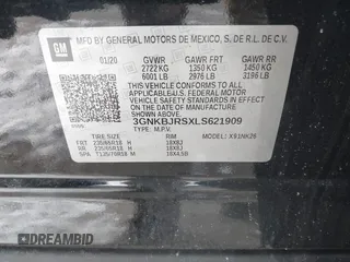 2020 Chevrolet Blazer LT с VIN 3GNKBJRSXLS621909, выставлен на аукционе IAAI как лот 41553198 с пробегом 96 129 миль миль и . История ставок и продаж доступна на DreamBid. Изображение 9.