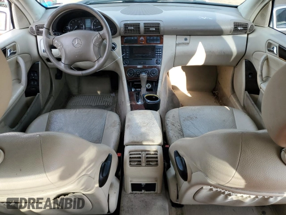 2006 Mercedes-Benz C 280 Luxury with VIN WDBRF92H46F801516, listed as a Copart auction lot 63925294 with 167,587 mi miles and Non Repairable. Bid and sale history available at DreamBid. Image 8.