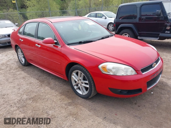 2013 Chevrolet Impala LTZ with VIN 2G1WC5E35D1196425, listed as a IAAI auction lot 42162245 with 180,598 mi miles and . Bid and sale history available at DreamBid. Image 1.