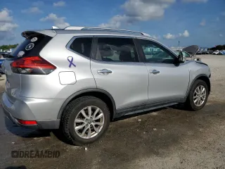2017 Nissan Rogue S with VIN KNMAT2MT3HP551702, listed as a Copart auction lot 54748415 with 104,122 mi miles and Salvage Title. Bid and sale history available at carsss.com. Image 3.