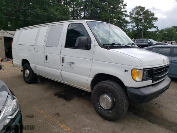 1998 Ford Club Wagon XL with VIN 1FBSS31L7WHA78125, listed as a Copart auction lot 67549134 with NaN miles and Salvage Title. Bid and sale history available at carsss.com. Image 4.