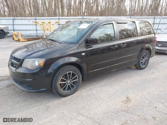 2014 Dodge Grand Caravan SE with VIN 2C4RDGBG1ER362169, listed as a IAAI auction lot 42011429 with 182,470 mi miles. Bid and sale history available at carsss.com. Image 2.