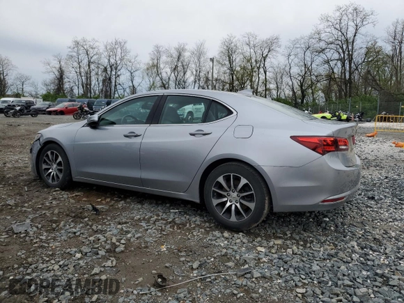 2017 Acura TLX with VIN 19UUB1F38HA008423, listed as a Copart auction lot 52849515 with 136,263 mi miles and Salvage title. Bid and sale history available at DreamBid. Image 2.