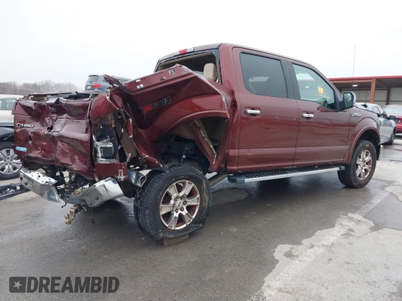 2015 Ford F-150 XLT with VIN 1FTEW1EF6FKE29664, listed as a IAAI auction lot 41548851 with 280,811 mi miles. Bid and sale history available at carsss.com. Image 4.