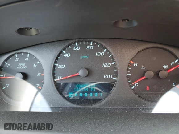 2011 Chevrolet Impala LS Fleet with VIN 2G1WF5EKXB1217247, listed as a Copart auction lot 54570845 with 142,154 mi miles and Salvage Title. Bid and sale history available at DreamBid. Image 9.