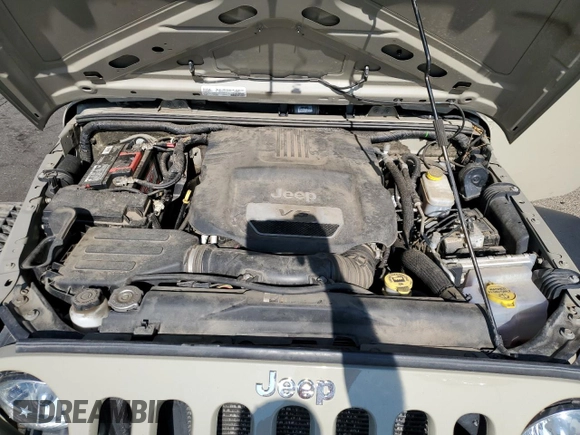 2017 Jeep Wrangler Unlimited Sport with VIN 1C4BJWDG7HL683406, listed as a Copart auction lot 62758735 with 75,140 mi miles and Salvage title. Bid and sale history available at DreamBid. Image 12.