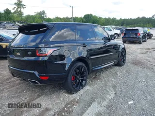 2021 Land Rover Range Rover Sport HST with VIN SALWS2RU5MA760519, listed as a IAAI auction lot 42115864 with 29,885 mi miles and . Bid and sale history available at DreamBid. Image 4.