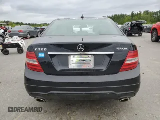 2012 Mercedes-Benz C 300 Sport with VIN WDDGF8BBXCR193158, listed as a Copart auction lot 57283155 with 108,486 mi miles and Salvage title. Bid and sale history available at DreamBid. Image 6.