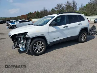 2016 Jeep Cherokee Sport with VIN 1C4PJMAB3GW327521, listed as a Copart auction lot 65007935 with 91,106 mi miles and Salvage title. Bid and sale history available at DreamBid. Image 1.