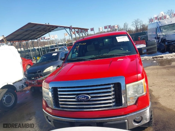 2010 Ford F-150 XL with VIN 1FTFW1EVXAFA40670, listed as a IAAI auction lot 41235037 with 276,256 mi miles. Bid and sale history available at carsss.com. Image 12.