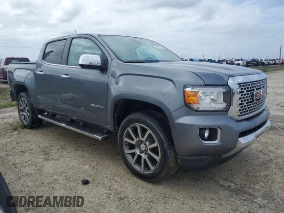 2019 GMC Canyon 2WD Denali with VIN 1GTG5EEN9K1195501, listed as a Copart auction lot 74505194 with 8,491 mi miles and Non Repairable. Bid and sale history available at carsss.com. Image 4.