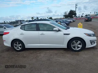 2015 Kia Optima LX with VIN KNAGM4A77F5622299, listed as a IAAI auction lot 42068196 with 200,908 mi miles. Bid and sale history available at carsss.com. Image 13.
