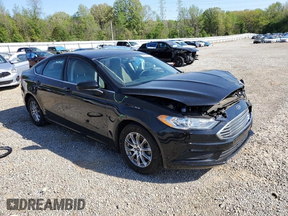 2017 Ford Fusion S with VIN 3FA6P0G7XHR172109, listed as a Copart auction lot 52152715 with 105,217 mi miles and Salvage Title. Bid and sale history available at carsss.com. Image 4.