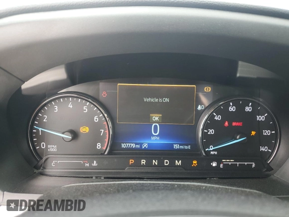 2020 Ford Explorer XLT z VIN 1FMSK7DH1LGB80124, wystawiony jako Copart lot #53377115 z przebiegiem 107 779 mil mil oraz Szkoda całkowita • Salvage title. Historia ofert i sprzedaży dostępna na DreamBid. Obrazek 9.