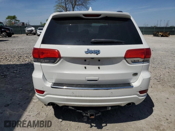 2014 Jeep Grand Cherokee Overland with VIN 1C4RJECG5EC519870, listed as a Copart auction lot 52364725 with 78,043 mi miles and Salvage Title. Bid and sale history available at carsss.com. Image 6.