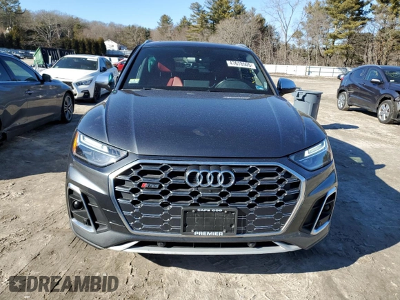 2021 Audi SQ5 Premium Plus with VIN WA1B4AFY3M2009277, listed as a Copart auction lot 47678505 with 41,887 mi miles and Salvage Title. Bid and sale history available at carsss.com. Image 5.