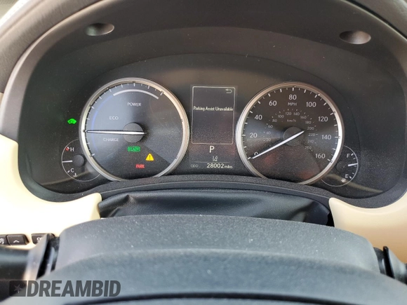2019 Lexus NX 300h with VIN JTJBJRBZ0K2125008, listed as a Copart auction lot 46792675 with 28,002 mi miles and Salvage title. Bid and sale history available at DreamBid. Image 9.