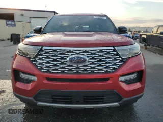 2020 Ford Explorer Platinum with VIN 1FM5K8HC7LGB80498, listed as a Copart auction lot 84075354 with 53,302 mi miles and Salvage Title. Bid and sale history available at carsss.com. Image 5.
