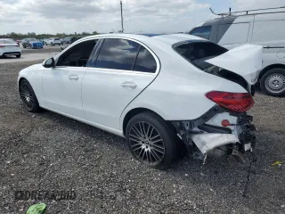 2024 Mercedes-Benz C 300 with VIN W1KAF4GB8RR190033, listed as a Copart auction lot 54198385 with 18,501 mi miles and Non Repairable. Bid and sale history available at DreamBid. Image 2.