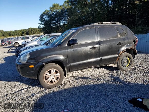 2006 Hyundai Tucson GLS with VIN KM8JN12D36U291618, listed as a Copart auction lot 76259744 with 0 mi miles and Clean Title. Bid and sale history available at carsss.com. Image 1.