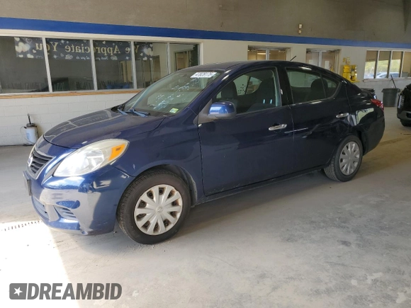 2014 Nissan Versa SV with VIN 3N1CN7AP0EK461009, listed as a Copart auction lot 47828175 with 125,832 mi miles and Clean Title. Bid and sale history available at DreamBid. Image 1.