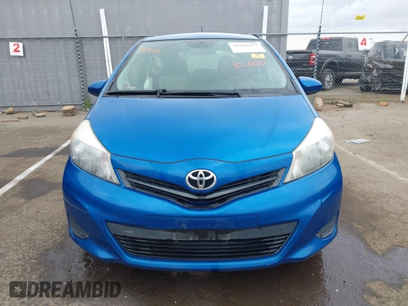 2013 Toyota Yaris L with VIN JTDJTUD3XDD572098, listed as a IAAI auction lot 41903113 with 106,900 mi miles. Bid and sale history available at carsss.com. Image 12.